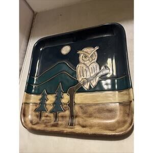 Mara Mexico Owl Tray Plate 8.5"
